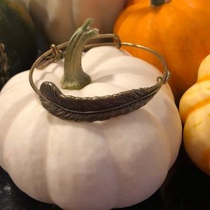 Alex and Ani feather bangle